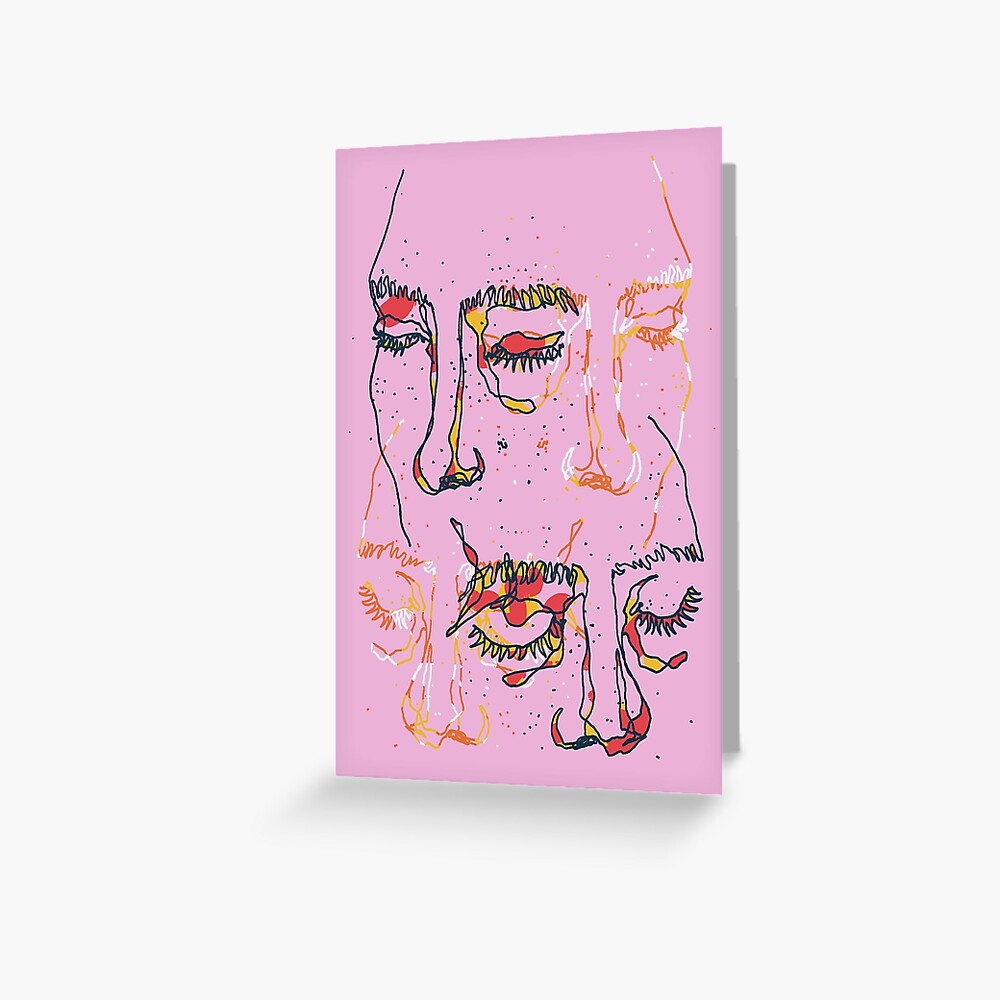Sleepy People Greeting Card