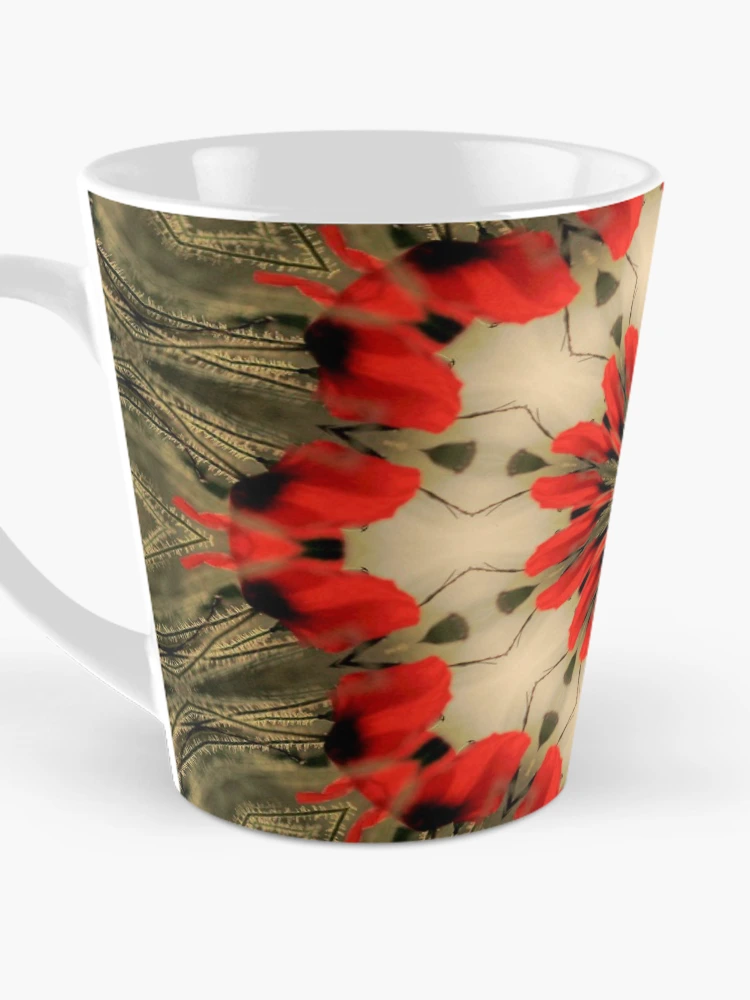 Thumbnail 3 von 4, Kaffeebecher, Mohn Rotationen designt und verkauft von ScaleDesigns.