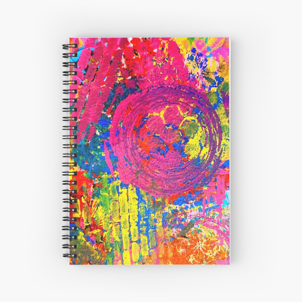 The Chaos of Anxiety Spiral Notebook