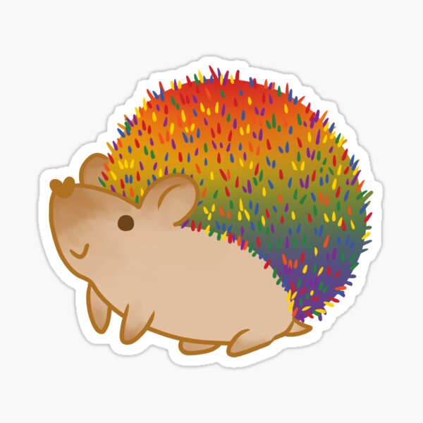 Item preview, Pride Hedgehog - Gay designed and sold by junkwaredesigns.