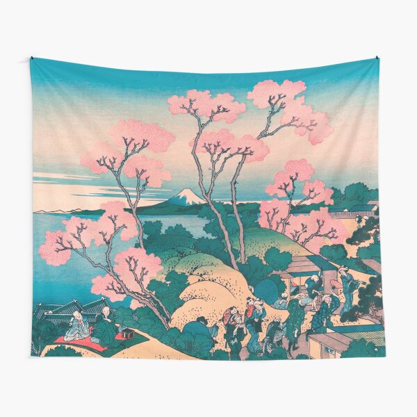 Cherry Blossom Tapestry Trees Forest Sea of Flowers Landscape Wall Hanging  Floral Home Decor Backdrop Yoga Picnic Mat : : Home