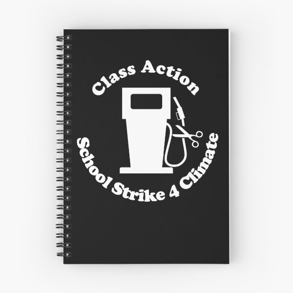 Item preview, Class Action School Strike 4 Climate: White on Black designed and sold by SunburntCountry.