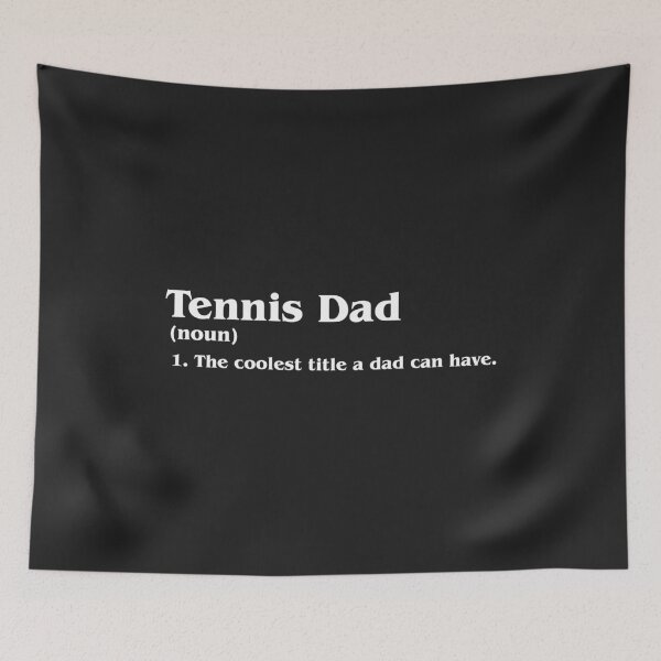 Item preview, Tennis Dad player Coolest title funny gift for men dads designed and sold by hadleydesigns.