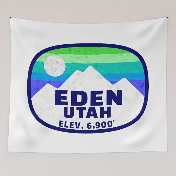 Item preview, Ski Eden Utah Skiing Winter Sports Snowboarding designed and sold by Travel Time.