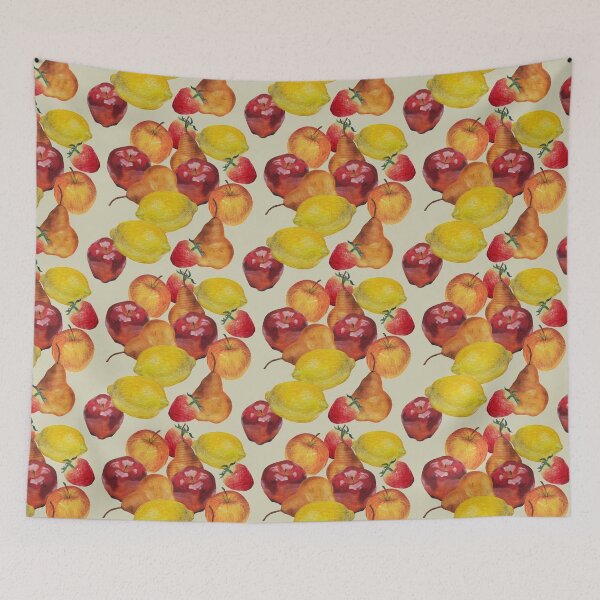 Item preview, Painted fruit pattern  designed and sold by Emily Bickell.