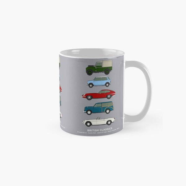 80s Classic Movie Cars Coffee Mug