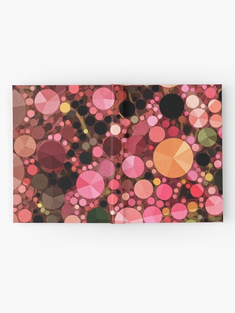 Alternate view of Abstract Art - Geometric Bubbles Hardcover Journal