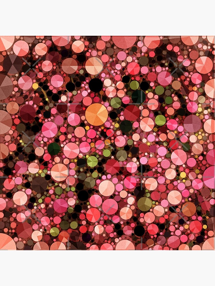 Abstract Art - Geometric Bubbles by OneDayArt