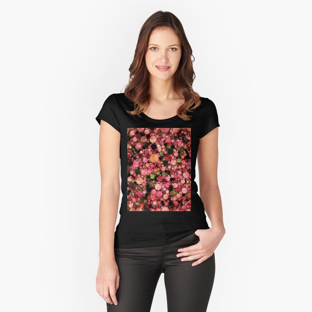 Item preview, Fitted Scoop T-Shirt designed and sold by OneDayArt.