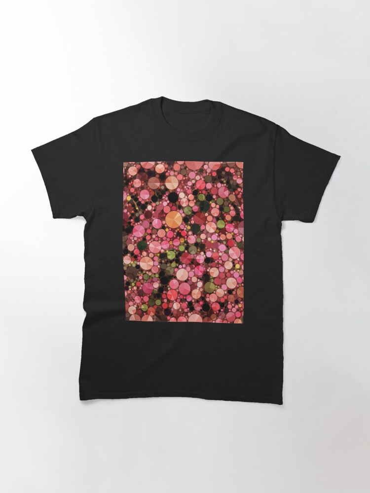 Thumbnail 3 of 7, Classic T-Shirt, Abstract Art - Geometric Bubbles designed and sold by OneDayArt.