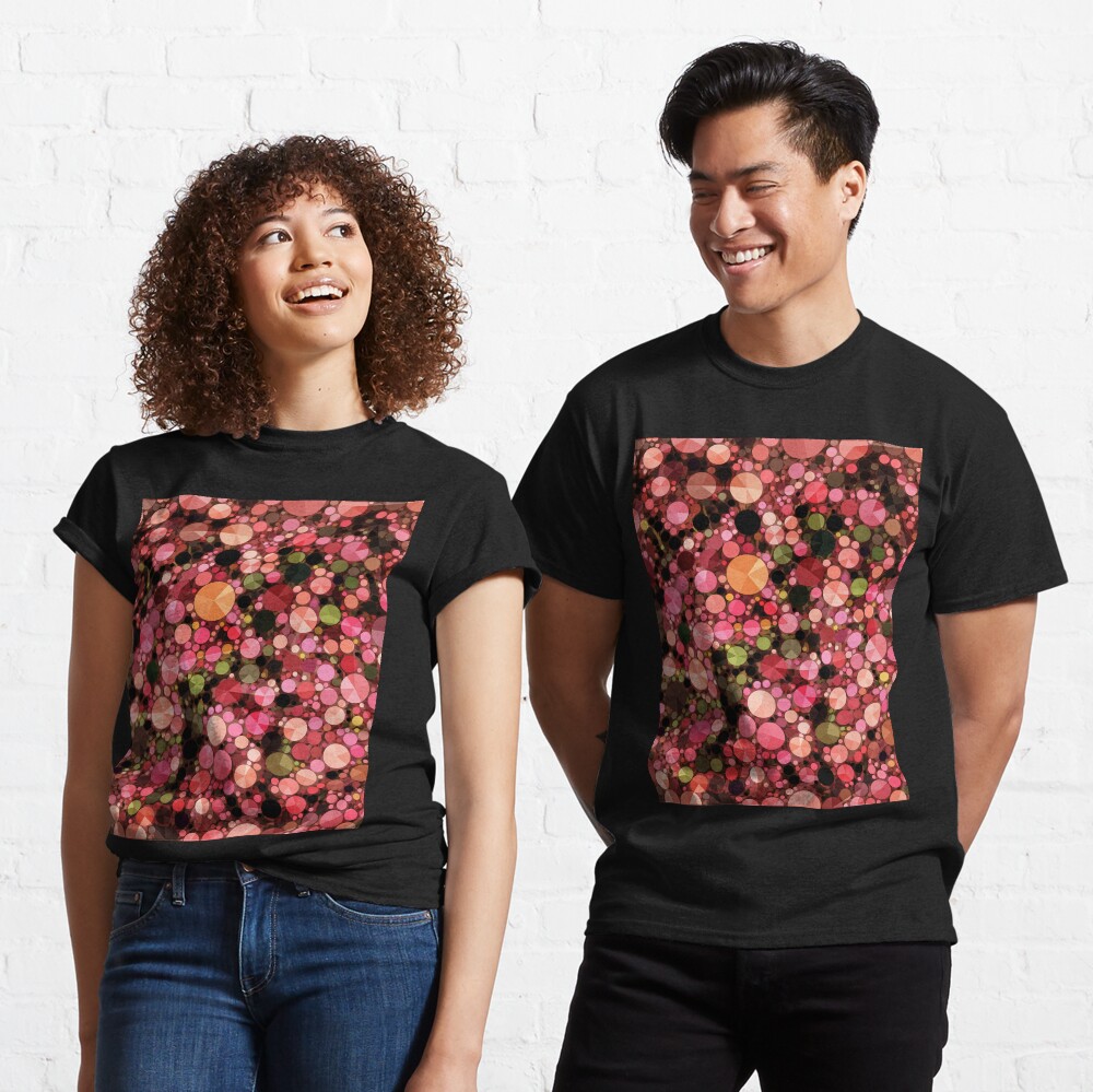 Abstract Art - Geometric Bubbles Classic T-Shirt