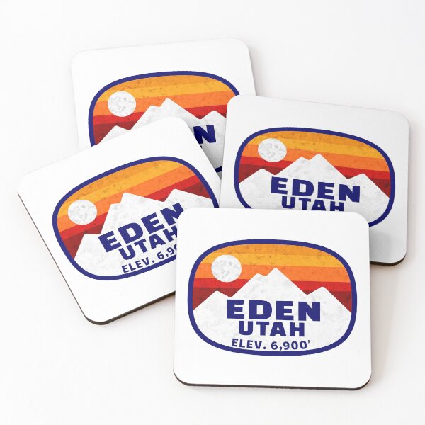 Item preview, Ski Eden Utah Skiing Winter Sports Snowboarding designed and sold by Travel Time.