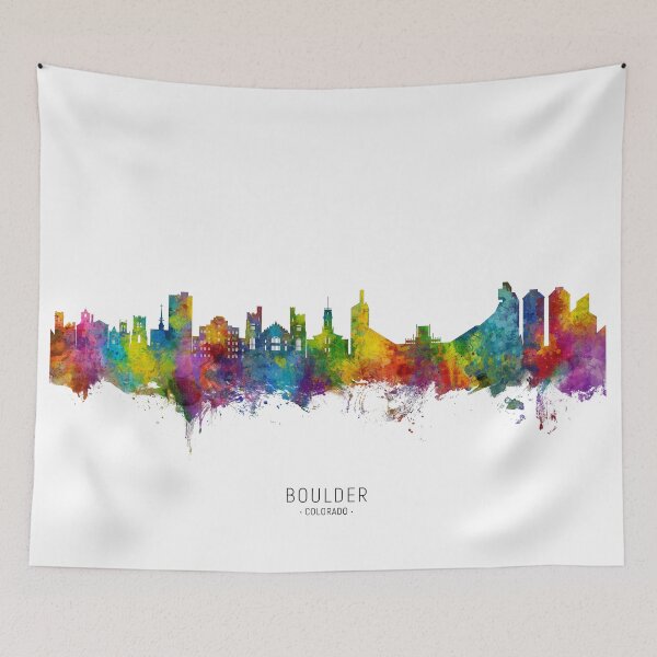Item preview, Boulder Colorado Skyline designed and sold by ArtPrints.