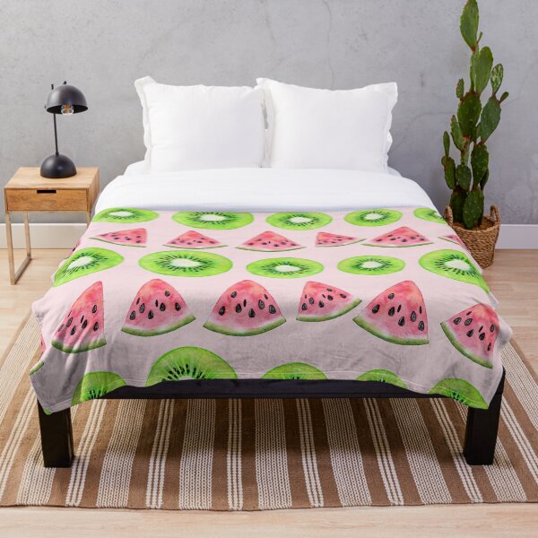 Item preview, Watermelon and Kiwi on Pink designed and sold by Kari Nichols.