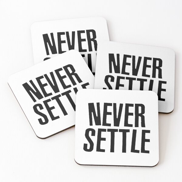 Item preview, NEVER SETTLE designed and sold by faidhan2001.