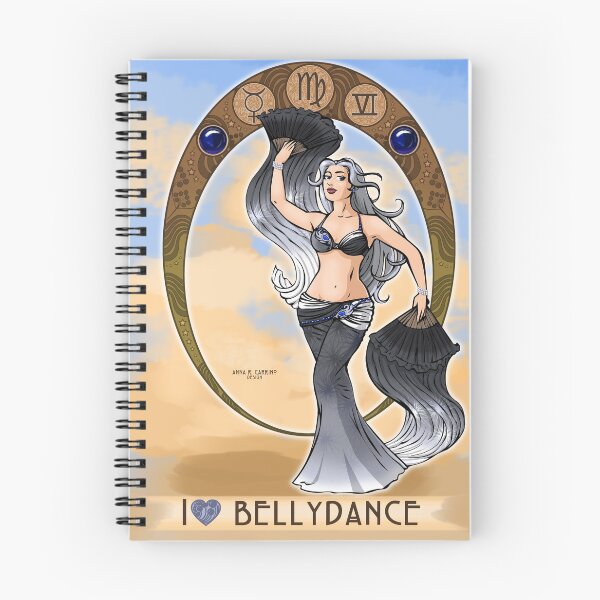 Item preview, Virgo bellydancer designed and sold by Anna R. Carrino.