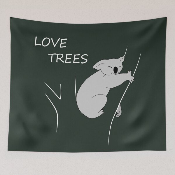 Item preview, Love Trees! Koala - Dark Background designed and sold by nutmegfairy.