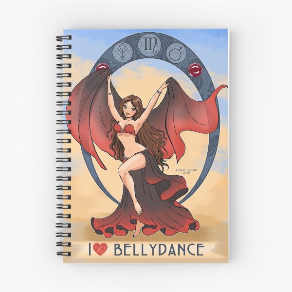 Item preview, Scorpio bellydancer designed and sold by Anna R. Carrino.