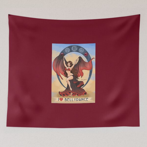 Item preview, Scorpio bellydancer designed and sold by Anna R. Carrino.