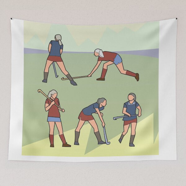 Item preview, Woman hockey on grass designed and sold by Ariadna de Raadt.