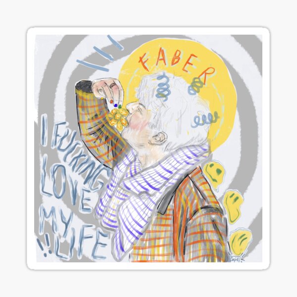 Faber Musiker Merch Sticker