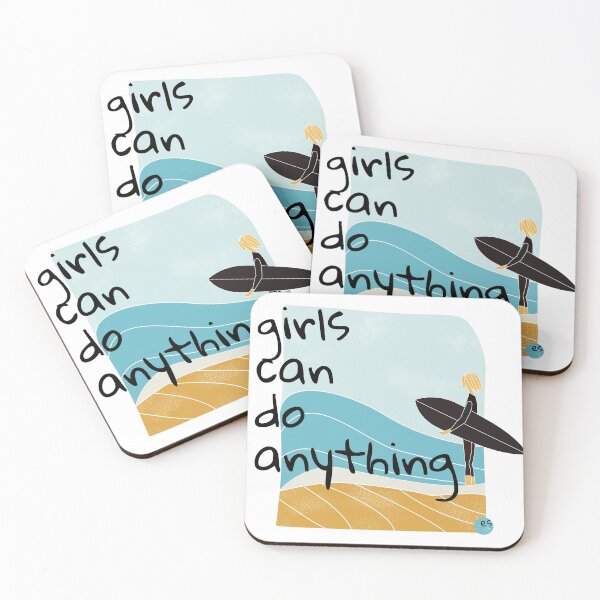 Item preview, Girls can do anything designed and sold by Esmeralda Martinez Arevalo.