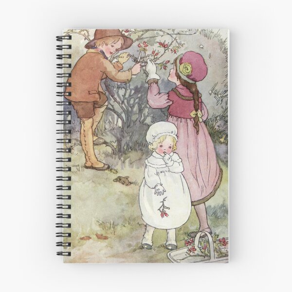 Item preview, Winter Berries by Anne Anderson designed and sold by vintage-art.