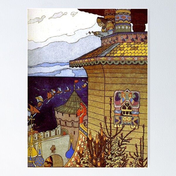 Item preview, The White Duck - Ivan Bilibin 1901 designed and sold by forgottenbeauty.