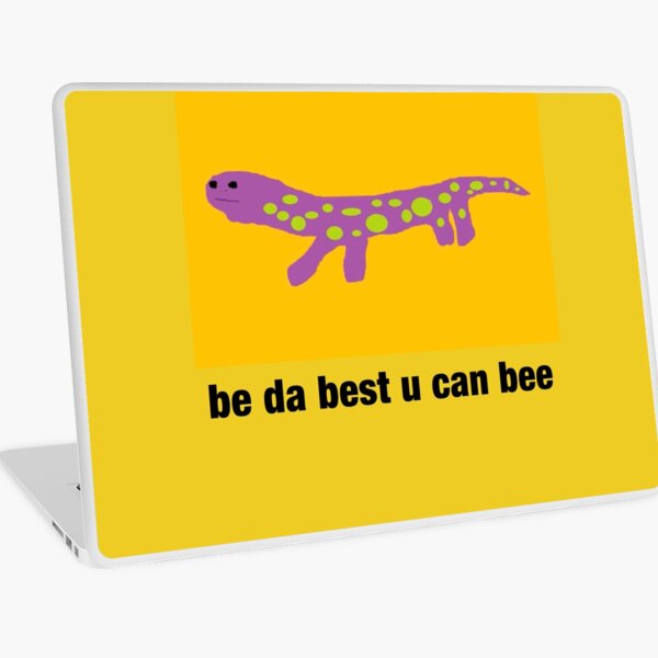 motivational lizard Laptop Skin