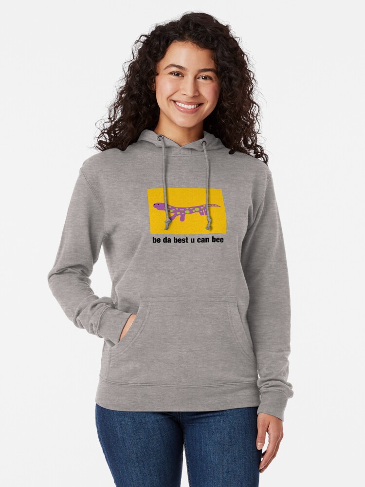 Motivational lizard sweatshirt clearance