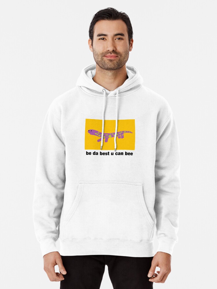 motivational lizard Pullover Hoodie