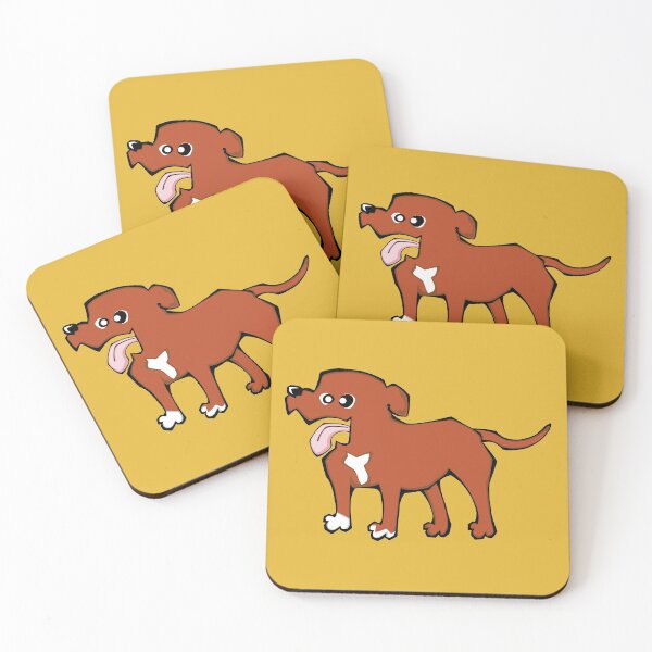 Item preview, Staffordshire Bull Terrier - Red (Full Body) YELLOW BG designed and sold by TheChicken.