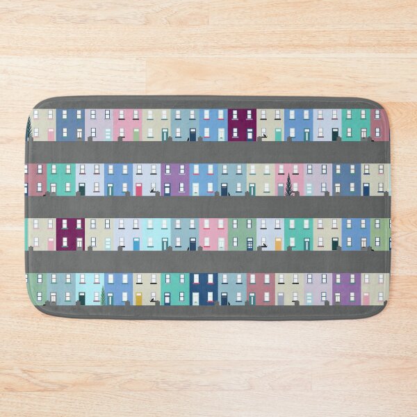 Item preview, Houses Pattern designed and sold by MarbleCloud.