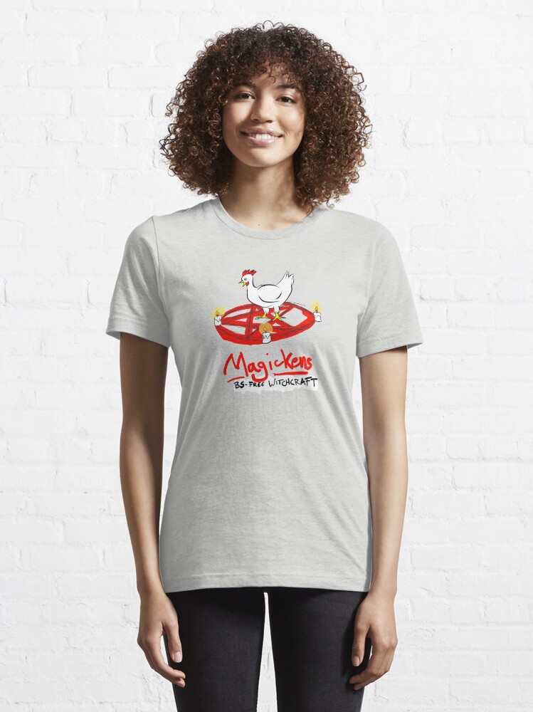 Alternate view of Magickens BS-Free Witchcraft Essential T-Shirt