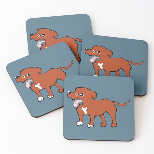 Item preview, Staffordshire Bull Terrier - Red (Full Body) BLUE BG designed and sold by TheChicken.