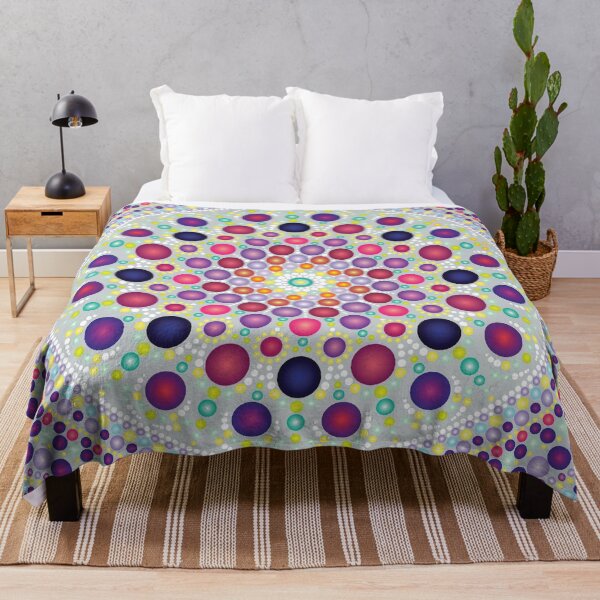 Item preview, colorful mandala design inspired on the Crown Chakra – Sahasrara designed and sold by mandalaspot.