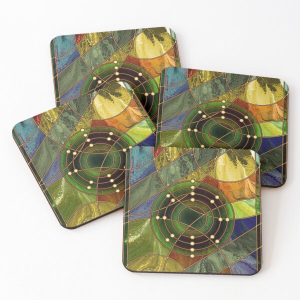 Element 20: Calcium Coasters (Set of 4)