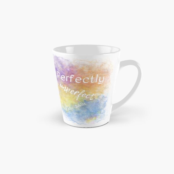 Perfectly Imperfect - Wabi-Sabi (white) Motivational Tall Mug