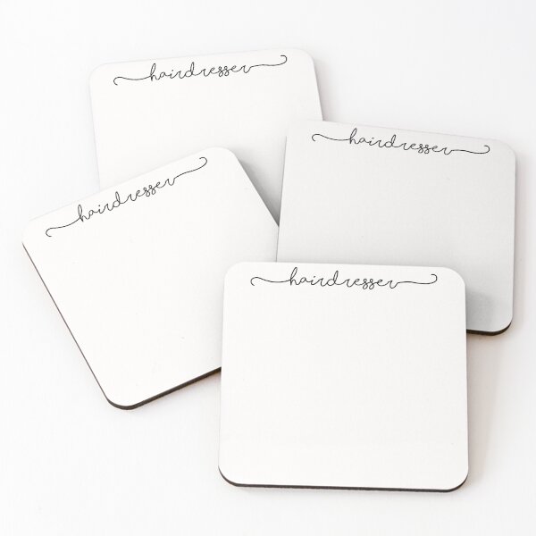 Item preview, Hairdresser Elegant Cursive Letter designed and sold by Tetete.