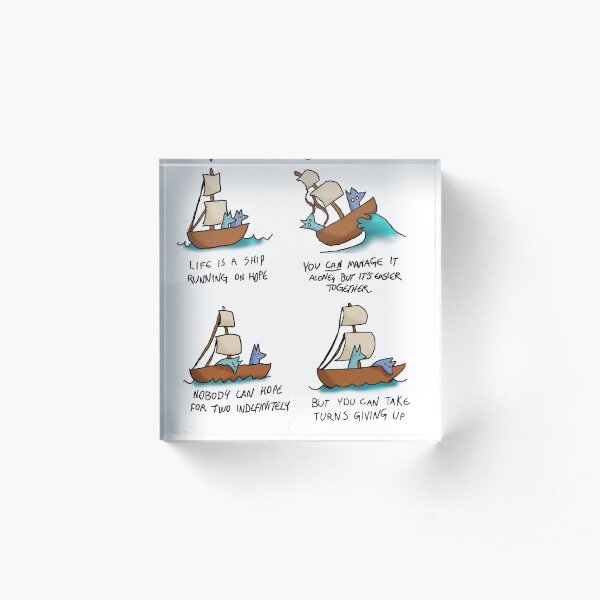 The Ship of Hope Acrylic Block