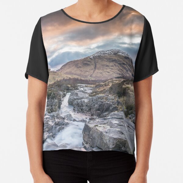 River sunset Chiffon Top