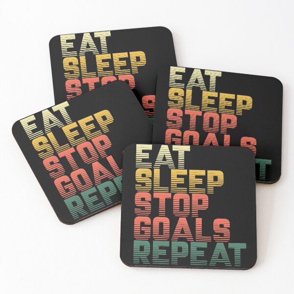 Item preview, Eat Sleep Stop Goals Repeat Goalie Goalkeeper designed and sold by borutawear.