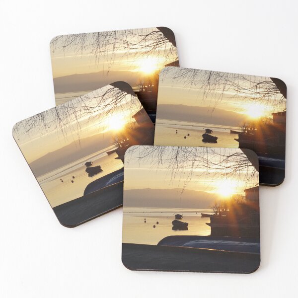 Item preview, sunset at saraiste beach Ohrid designed and sold by distracted.
