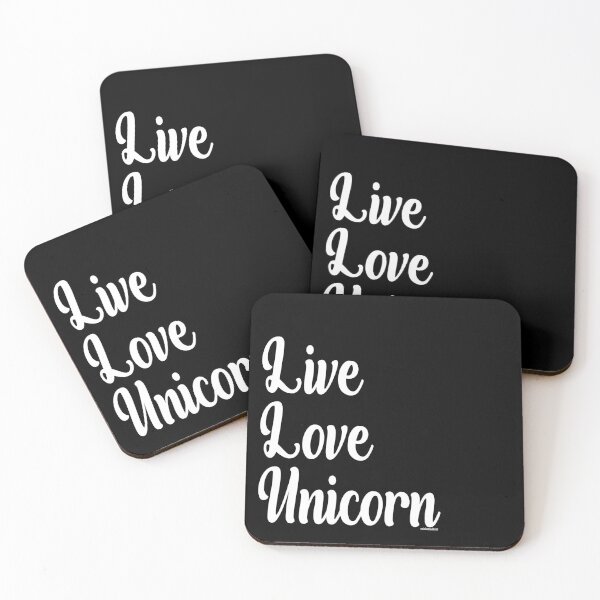 Item preview, Live, Love, Unicorn by Mixinmadness designed and sold by MixinMadness.