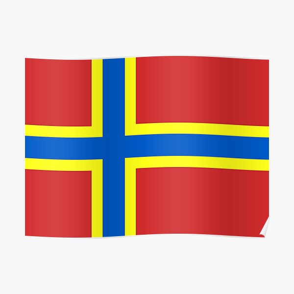 ORKNEY Flag Gifts, Masks, Stickers & Products Poster
