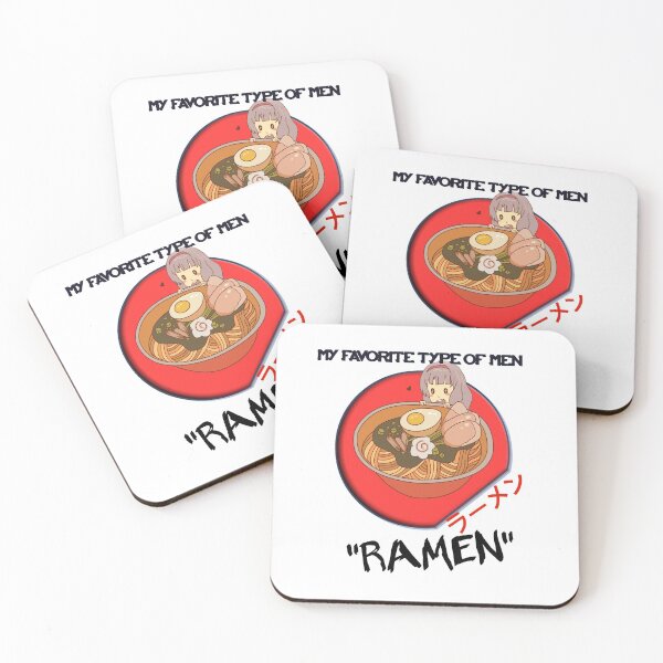 Item preview, MY FAVORITE TYPE OF MEN RAMEN, Ramen Noodle Otaku Girl Kawaii Funny Food Anime designed and sold by Kribis.