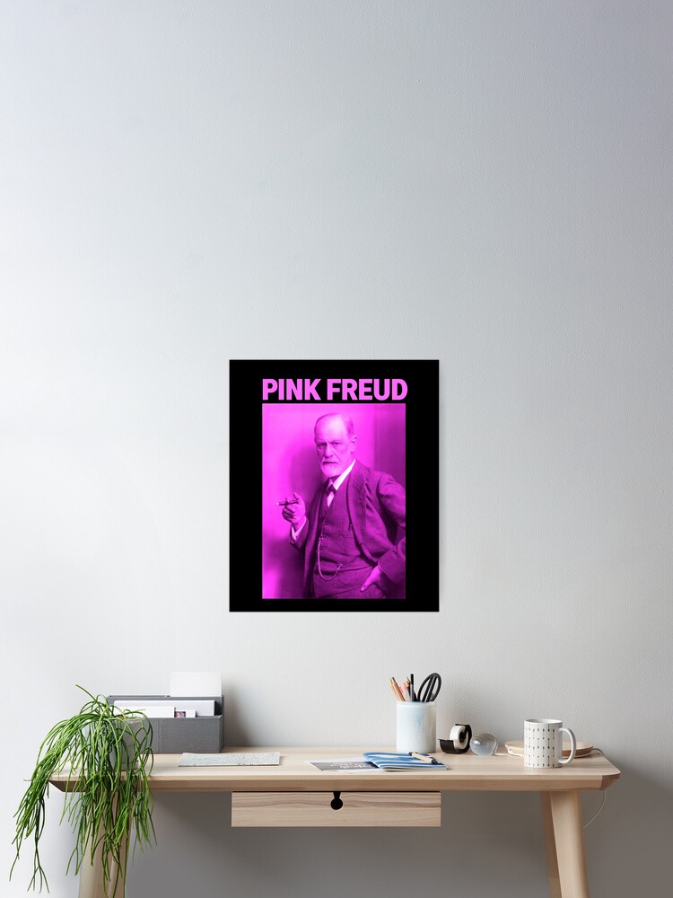 Imagen 2 de 3, Póster con la obra PINK FREUD, diseñada y vendida por Teeter-Totter.