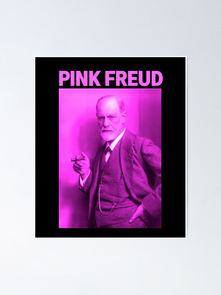 Imagen 1 de 3, Póster con la obra PINK FREUD, diseñada y vendida por Teeter-Totter.