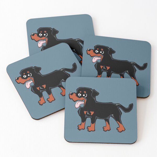 Item preview, Rottweiler (Full Body) BLUE BG designed and sold by TheChicken.