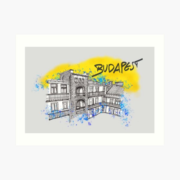 Budapest - Ungarn Kunstdruck